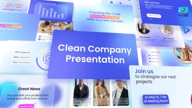 Clean company template