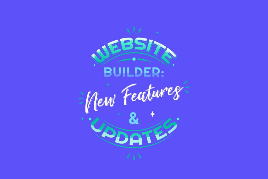Construtor de Sites: Novos Recursos e Atualizações